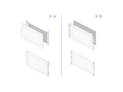 Monitor 17 pollici metallo (5:4)